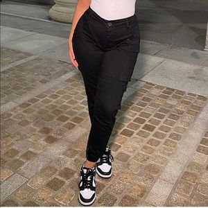 Black Cargo Pants